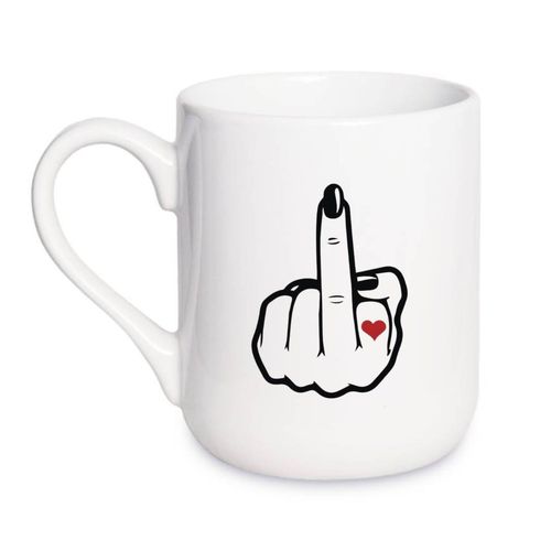 KUBEK "FUCK YOU" Wzór - Elegant Coffee 330 ml na Arena.pl