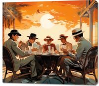 Obraz 100x90cm Posiedzenie w Tropikach