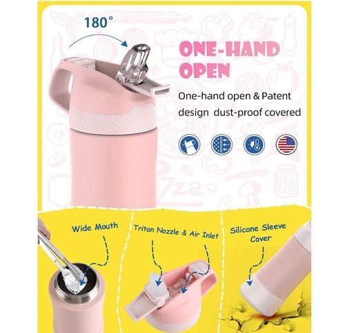 Kubek Termiczny 400Ml Różowy na Arena.pl