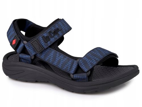 Sandały męskie Lee Cooper BLACK/NAVY na Arena.pl
