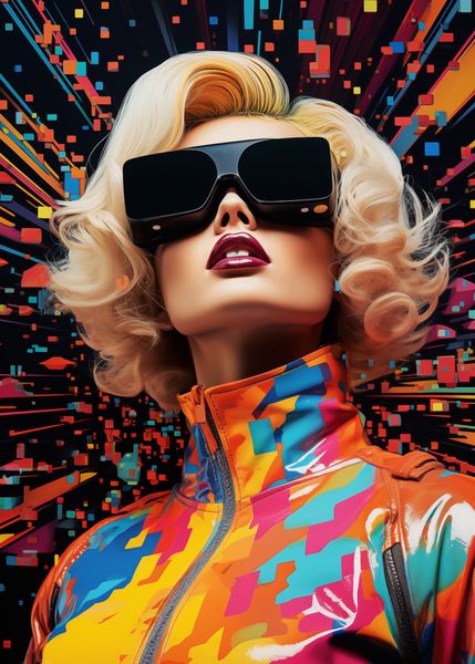 Plakat 25x35cm Retro Futuryzm zdjęcie 1