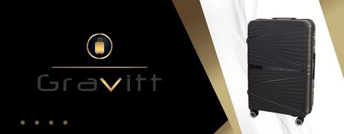 WALIZKA PODRÓŻNA NA KÓŁKACH ŚREDNIA GRAVITT POLIPROPYLEN 008 na Arena.pl