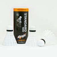 lotki do badmintona standard 1000 3szt allright materiał: nylon
