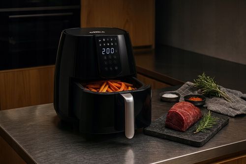 FRYTKOWNICA BEZTŁUSZCZOWA AIR FRYER FRYTOWNICA DUŻA 4L MISA na Arena.pl