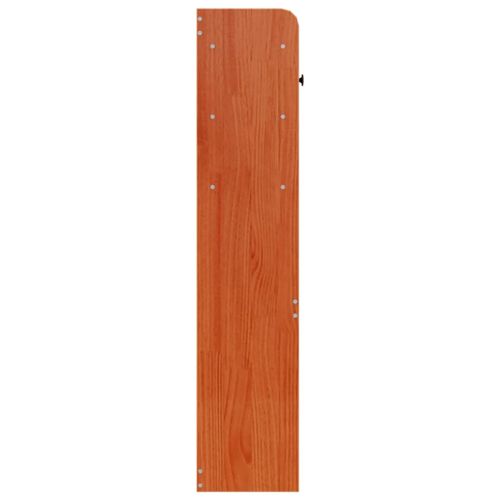 Wezgłowie do łóżka, z półkami, woskowy brąz, 135 cm, sosnowe na Arena.pl