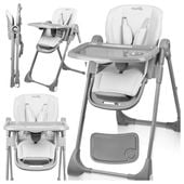 Krzesełko do Karmienia Składane Regulowana Taca Pasy 6 Wysokości do 20 kg