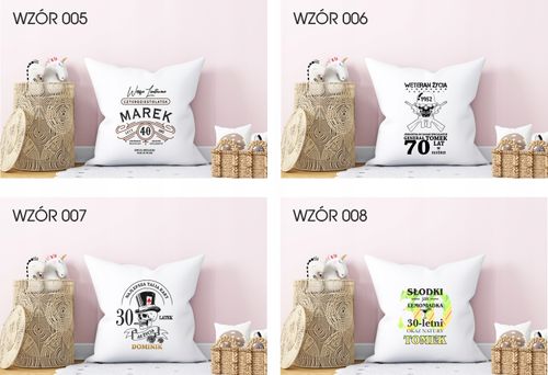 foto PODUSZKA PREZENT na Urodziny 20 30 40 50 60 na Arena.pl