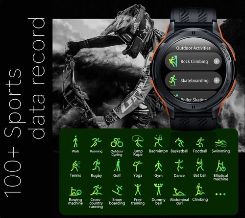smartwatch męski rubicon rncf26-1 black na Arena.pl