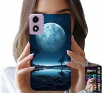 ETUI DO MOTOROLA MOTO E14 - PEŁNIA KSIĘŻYCA KSIĘŻYC FUTERAŁ + FOLIA