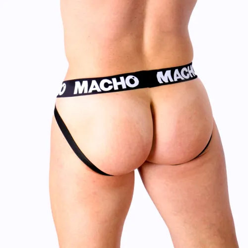 macho mx28fa jockstrap sportowy żołty m - lycra, anatomiczny kroj na Arena.pl