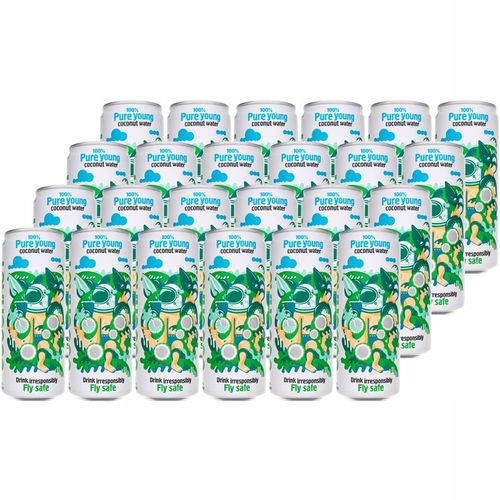 COCONAUT Woda kokosowa z młodego kokosa 320 ml x 24 sztuk na Arena.pl