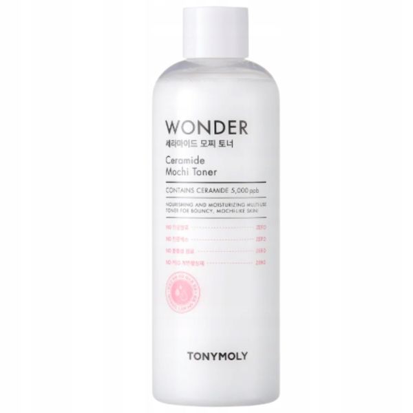 Tonik do twarzy z ceramidami Nawilża Tonymoly Wonder Ceramide Mochi 500ml zdjęcie 4