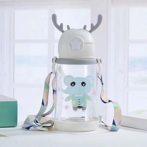 butelka na wodę bidon dziecięcy ze słomką 600 ml bd30b na Arena.pl