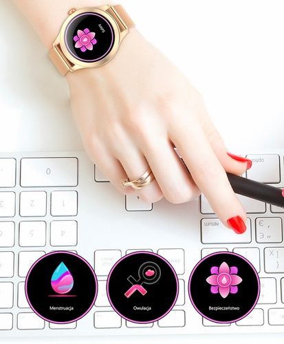Zegarek SMARTWATCH PREZENT dla dziewczynki NA KOMUNIĘ wielofunkcyjny na Arena.pl