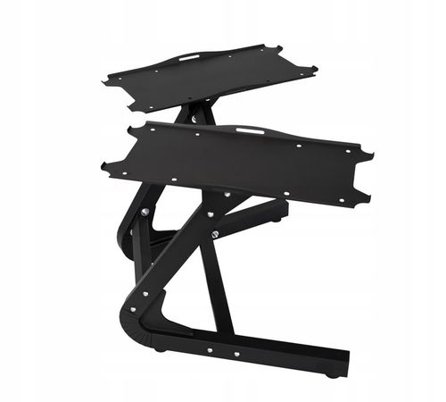 Stalowy stojak na hantle regulowane jednoczęściowy czarny mat 100kg AROW na Arena.pl