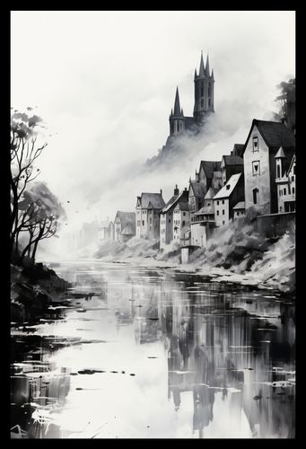 Plakat 30x45cm Mglisty Refleks na Arena.pl