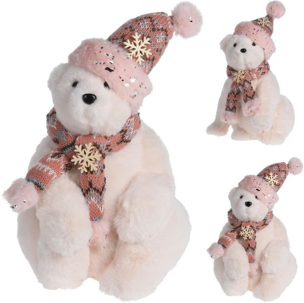 Figurka Miś polarny różowy zdjęcie 1