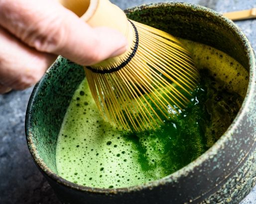 Zestaw BIO MATCHA Codzienna 30 g + miotełka chasen bambusowa Moya zdjęcie 4