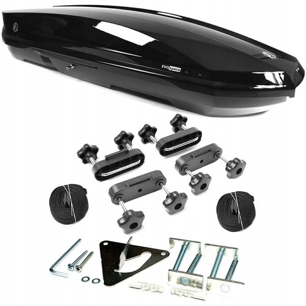 BOX DACHOWY BOKS Northline EVOspace 330L czarny zdjęcie 1