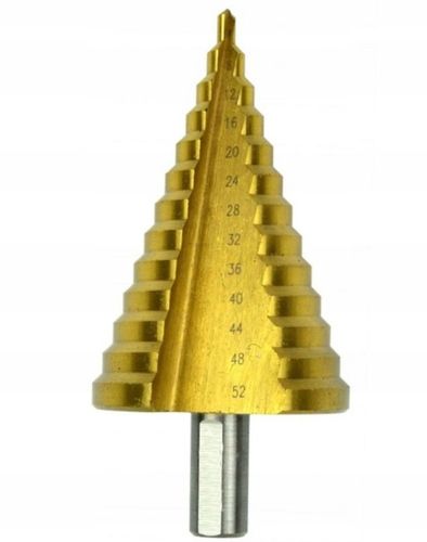WIERTŁO HSS STOŻKOWE STOPNIOWE CHOINKOWE TYTAN DO METALU 4-52MM na Arena.pl
