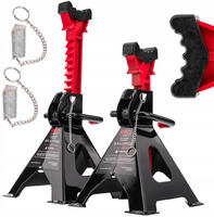 KOBYŁKI PODSTAWKI 3T PODNOŚNIK STOJAKI PODPÓRKI 2X REGULOWANE BLOKADA