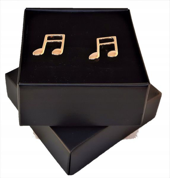 Spinki do mankietów wzór nutka zdjęcie 4