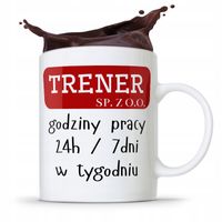Dla Trenera Trenerki Gym Siłownia Kubek Prezent Z Nadrukiem Ze Zdjęciem