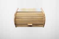 CHLEBAK DREWNIANY BUKOWY DUŻY POJEMNIK NA PIECZYWO CHLEB