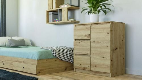 KOMODA MALAGA 1D3S DĄB ARTISAN na Arena.pl