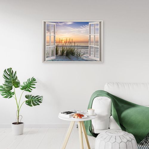 Deco Panel, Okno z widokiem na plażę 90x60 na Arena.pl