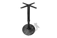 NOGA STOŁU J03 - WYSOKA Z KRZYŻAKIEM PODWÓJNE LISTKI PODSTAWA STÓŁ ŻELIWNA