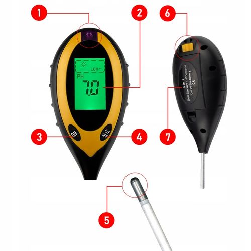 KWASOMIERZ GLEBOWY 4w1 TESTER MIERNIK PH ZIEMII na Arena.pl