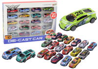 Zestaw Samochodzików Resoraki Autka Sportowe Wyścigowe 1:64 20 szt