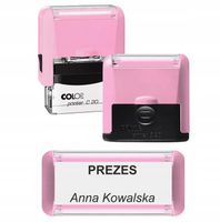 PIECZĄTKA pastel różowa COLOP C20 Compact Pro odbicie 38x14mm 2-4 wiersze