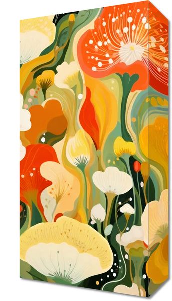 Obraz 20x40cm Kwiatowy Raj zdjęcie 1