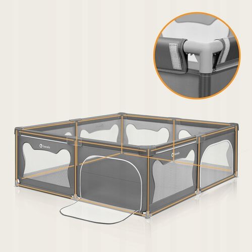 Kojec dla dziecka łóżeczko DUŻY PLAC ZABAW 207x187 cm Lionelo Willow na Arena.pl