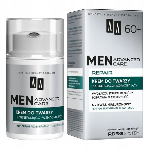 AA MEN ADVANCED CARE REPAIR 60+ krem do twarzy zdjęcie 1