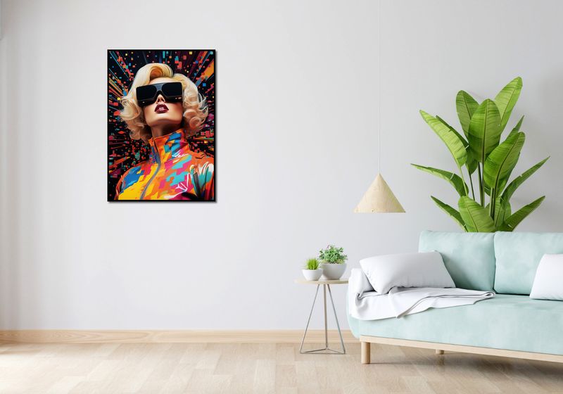 Plakat 64x90cm Retro Futuryzm zdjęcie 4