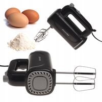 MIKSER RĘCZNY ROBOT KUCHENNY MOCNY 5 BIEGÓW 4 KOŃCÓWKI KAMILLE