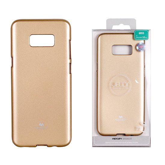 Etui Mercury Goospery Jelly Case do SAMSUNG GALAXY S8 Plus / S8+ G955 złoty zdjęcie 1