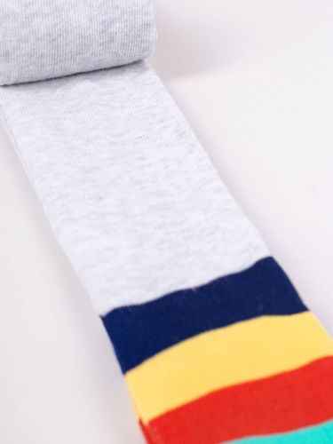 Rajstopy chłopięce bawełniane we wzory 3PAK 68-74 YOCLUB na Arena.pl