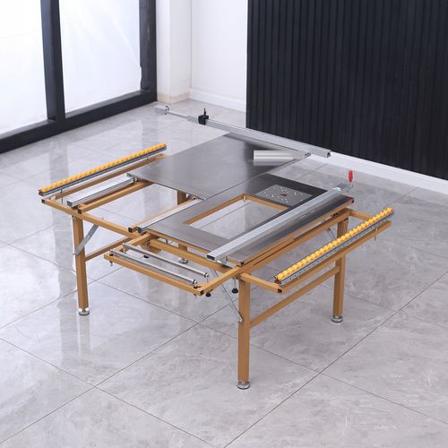 Piła stołowa formatowa pilarka z podcinakiem do cięcia płyt stół przenośny na Arena.pl