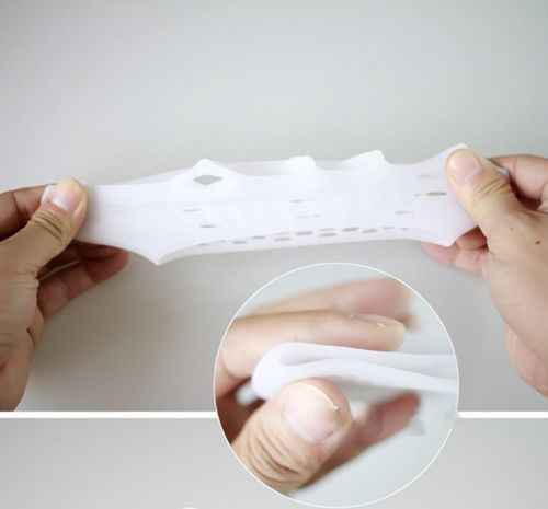 Elastyczna opaska na haluksy biały żelowy separator na pięć palców 2 szt na Arena.pl