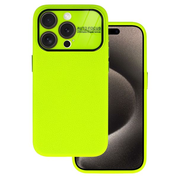 Tel Protect Lichi Soft Case do Iphone 15 Plus limonka zdjęcie 1