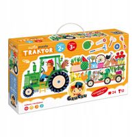 Prezent Dla Dziecka 3 Latka UKŁADANKA Edukacyjna CzuCzu Moto Puzzle Traktor