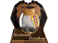 DZIADKOM DZIADKI ZNICZ LAMPION NA GRÓB SKOS DŁONIE SOLAR