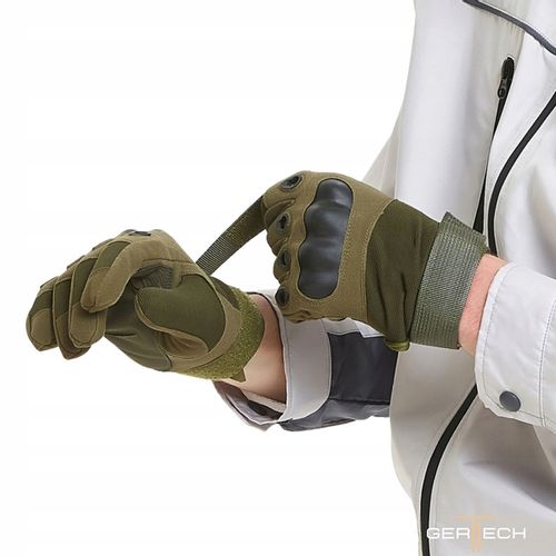 RĘKAWICE TAKTYCZNE WOJSKOWE Mocne Rękawiczki WZMOCNIONE SURVIVAL GERTECH XL na Arena.pl