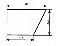 Szyba drzwi dolna - drzwi dół Massey Ferguson ciągnika MF-235 POM Zamość
