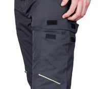 spodnie robocze mix&match stretch szare rozmiar xl - t n81-2981xl