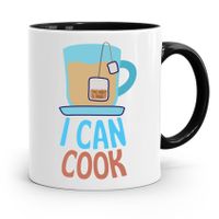 Kubek Czarny Dla Kucharza Kucharki I Can Cook Z Nadrukiem Ze Zdjęciem